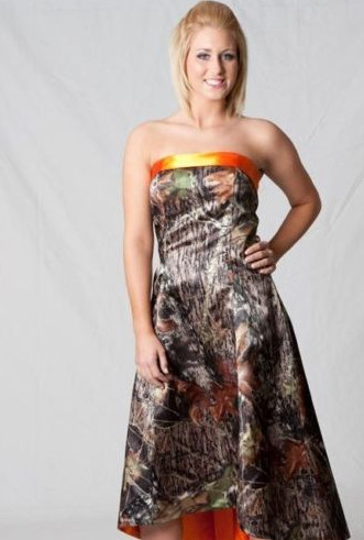 camo prom dress	